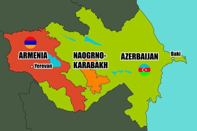 Χάρτης: Γιατί η Αρμενία κόβει στη μέση το Αζερμπαϊτζάν