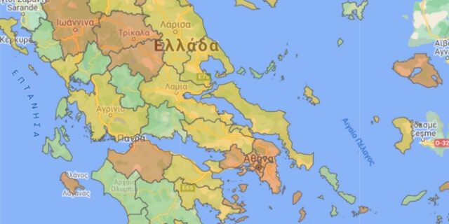 Κορονοϊός: Ο χάρτης του Covid-19 στην Ελλάδα – Δείτε τα μέτρα ανά περιοχή