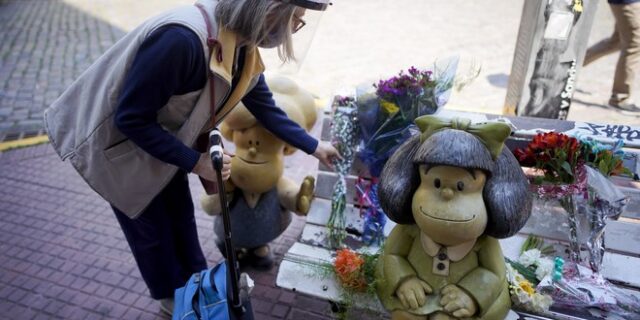 Quino: Εθνικό πένθος στην Αργεντινή – Τόπος προσκυνήματος το άγαλμα της Mafalda