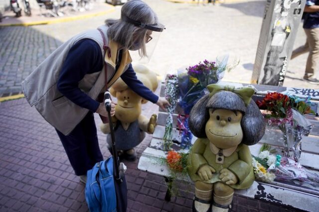 Quino: Εθνικό πένθος στην Αργεντινή – Τόπος προσκυνήματος το άγαλμα της Mafalda