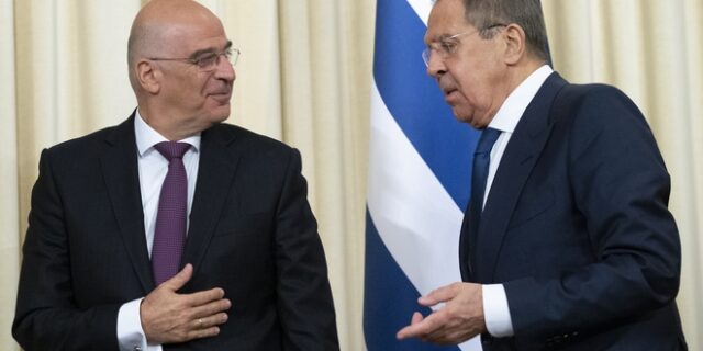 Οι κοινές δηλώσεις Δένδια και Λαβροφ – LIVE EIKONA