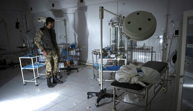 Ναγκόρνο Καραμπάχ: Στρατιωτικό νοσοκομείο χτυπήθηκε από βόμβα διασποράς