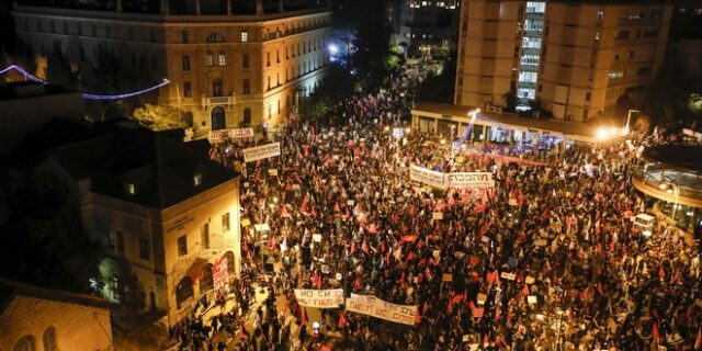 Ισραήλ: Νέες πολυπληθείς διαδηλώσεις κατά του Νετανιάχου