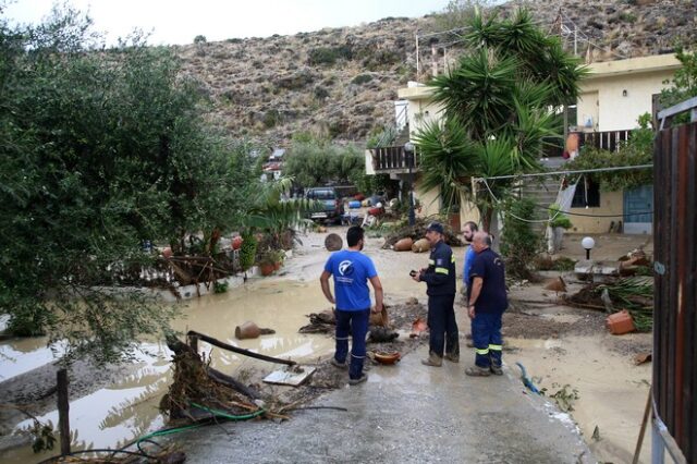 Πυροσβεστική: Ξεπέρασε τις 270 κλήσεις στην Κρήτη λόγω κακοκαιρίας
