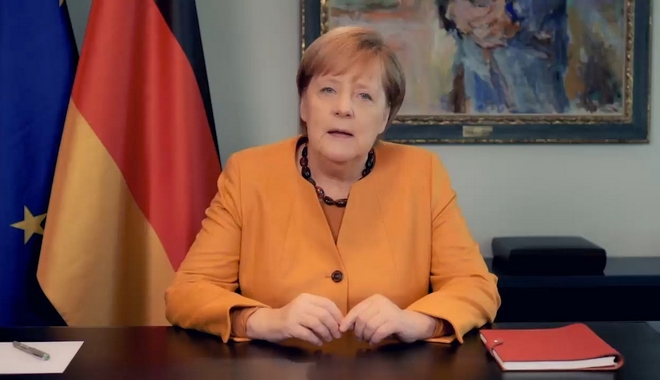 Μήνυμα Μέρκελ στους Γερμανούς: “Περιορίστε κοινωνικές επαφές και ταξίδια”
