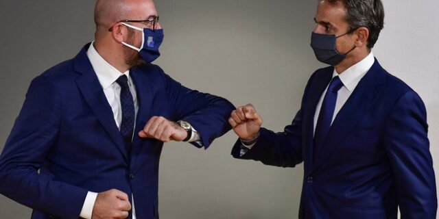 Μητσοτάκης- Μισέλ: Η ΕΕ θα χρησιμοποιησει όλα τα εργαλεία που έχει στη διάθεσή της απέναντι στην Τουρκία