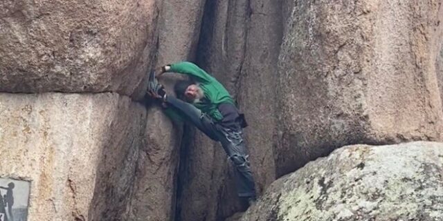 Ατρόμητος 70χρονος κατεβαίνει το βουνό ανάποδα, χωρίς εξοπλισμό