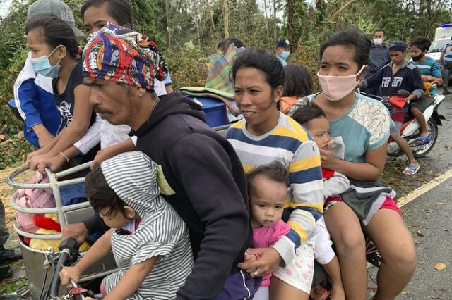 Φιλιππίνες: Απομάκρυνση πάνω από 70.000 ανθρώπων λόγω του τυφώνα Μολάβε
