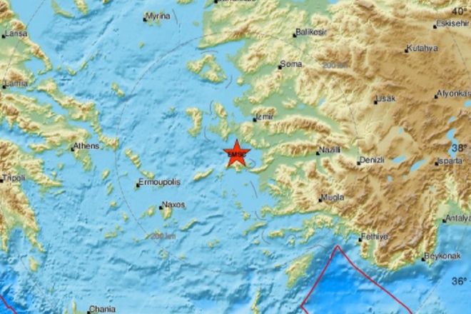 Ισχυρός σεισμός ανοιχτά της Σάμου – Αισθητός σε όλη την Ελλάδα