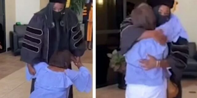 Έκανε το διδακτορικό της έκπληξη στην μητέρα της που δεν κατάφερε να σπουδάσει