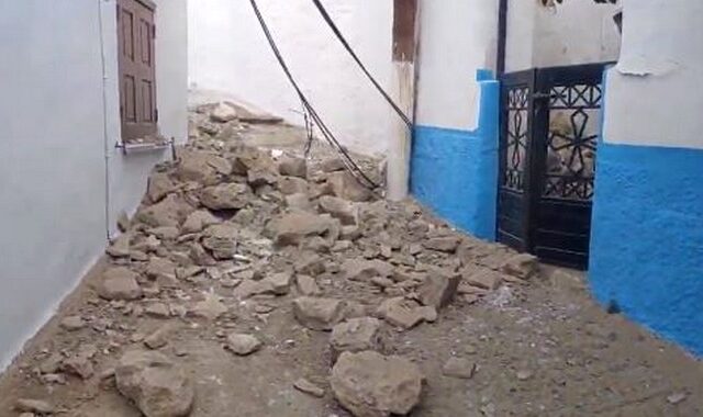 Σεισμός ανοιχτά της Σάμου: Η στιγμή της ισχυρής δόνησης