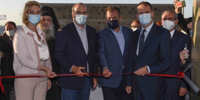 Εγκαινιάστηκε η ηλεκτρική διασύνδεση της Νάξου στην Υψηλή Τάση
