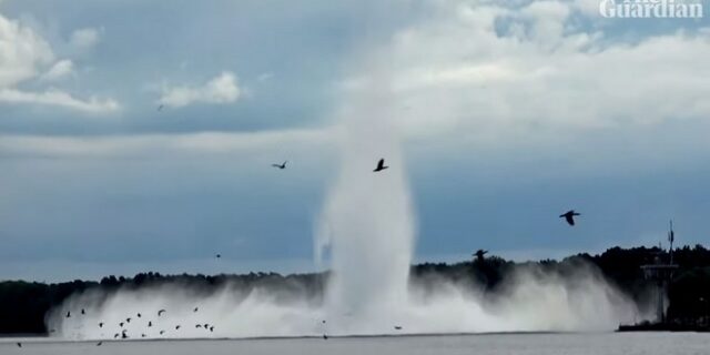 Πολωνία: Εντυπωσιακή έκρηξη βόμβας του Β’ Παγκοσμίου Πολέμου