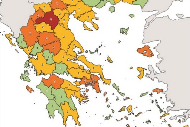 Κορονοϊός: Ο νέος Χάρτης Υγειονομικής Ασφάλειας και Προστασίας – Όλες οι περιοχές