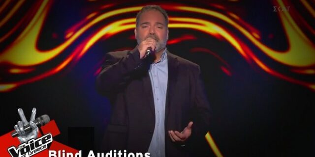 The Voice: Ο 49χρονος ζωγράφος που δεν φάνηκε να χάρηκε που πέρασε