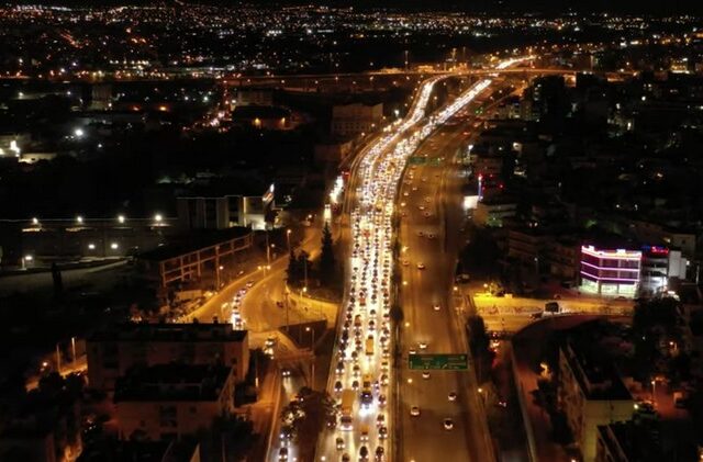 Athens Before Lockdown: Η ιστορική κίνηση στους δρόμους της Αττικής από ψηλά