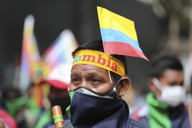 Κολομβία: Διαδηλωτές βγήκαν στους δρόμους και διαμαρτυρήθηκαν εναντίον της πολιτικής του προέδρου