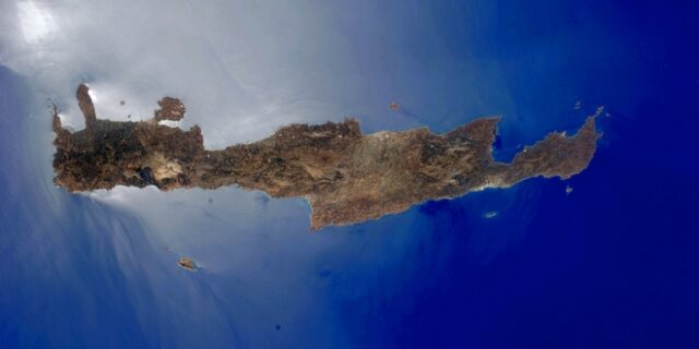 Η Κρήτη εντυπωσιάζει και από το διάστημα