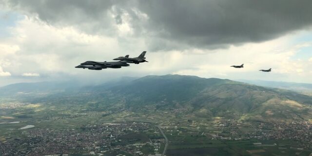 Υπερπτήση τουρκικών F-16 πάνω από Παναγιά και Οινούσσες