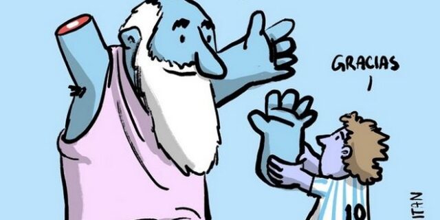 Μαραντόνα: Το τρομερό σκίτσο με το “χέρι του Θεού”