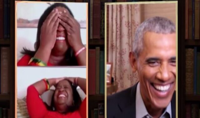 Ο Ομπάμα κάνει φάρσα σε φαν και εμφανίζεται σε βιντεοκλήση Zoom απροειδοποίητα