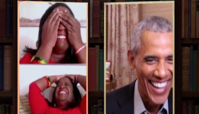 Ο Ομπάμα κάνει φάρσα σε φαν και εμφανίζεται σε βιντεοκλήση Zoom απροειδοποίητα