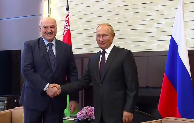 Ρωσία: Πούτιν και Λουκασένκο ενισχύουν τις σχέσεις μεταξύ των χωρών τους