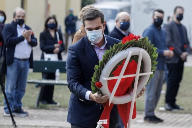 Εκδήλωση ΣΥΡΙΖΑ στο κολαστήριο του ΕΑΤ-ΕΣΑ: Επικεφαλής ο Τσίπρας με 50 άτομα και αποστάσεις