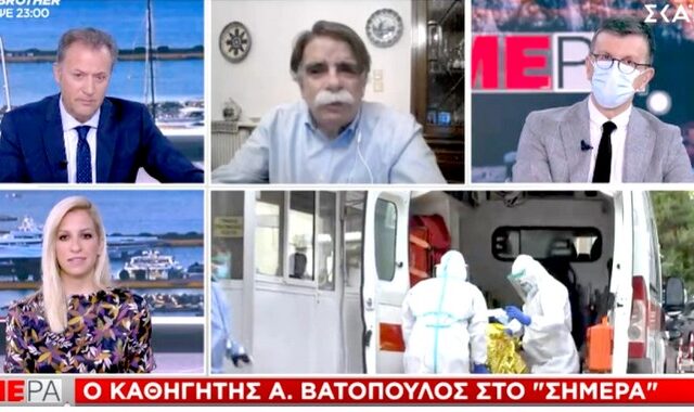 Βατόπουλος: Πιθανή η παράταση του lockdown – “Κριτής” η επόμενη εβδομάδα