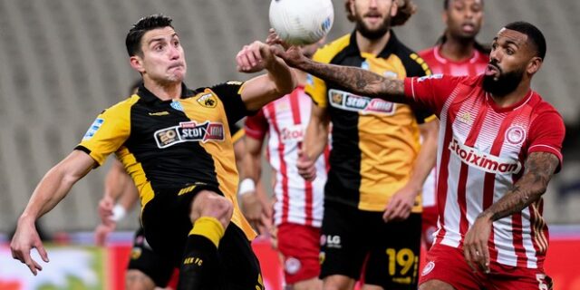 ΑΕΚ-Ολυμπιακός 1-1: Μοιρασιά στο ντέρμπι