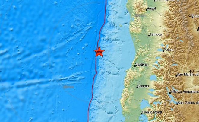 Σεισμός 6,8 βαθμών ρίχτερ στη Χιλή