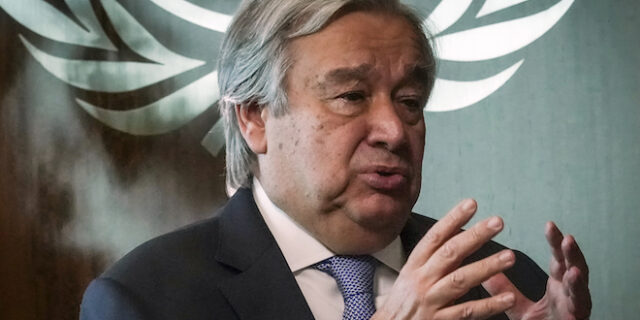 Γκουτέρες για Αφγανιστάν: “Θέλουμε η χώρα να είναι σταθερή”