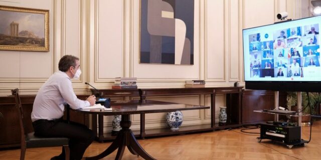 Ο Μητσοτάκης έθεσε πάλι το εμπάργκο όπλων στην Τουρκία ενώπιον της Μέρκελ