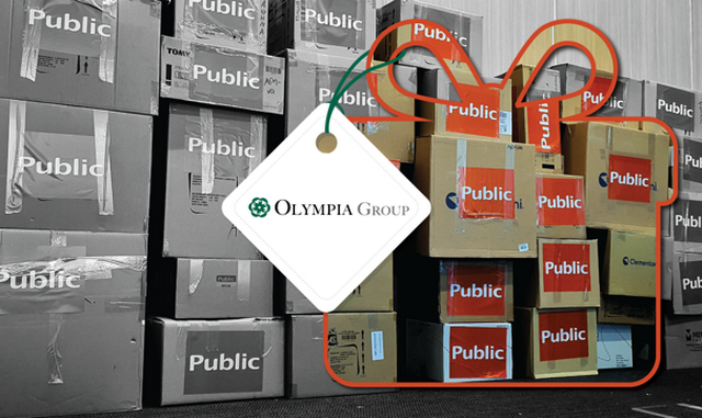Ο Όμιλος Olympia δίπλα στα παιδιά των Κέντρων Κοινωνικής Πρόνοιας με δώρα από το Public