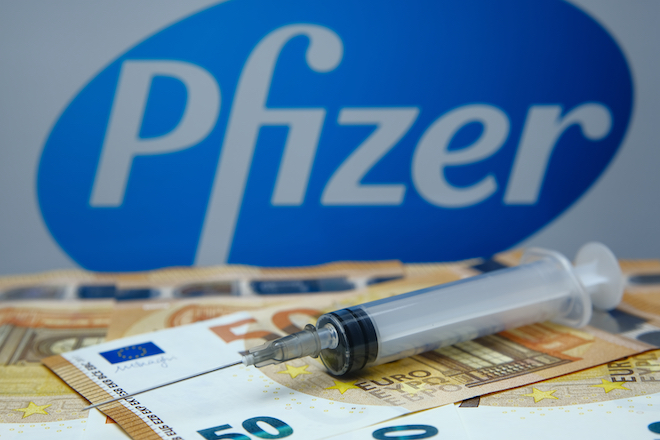 Εμβόλιο κορονοϊού Pfizer: Η ΕΕ συμφώνησε να καταβάλει 15,5 ευρώ ανά δόση