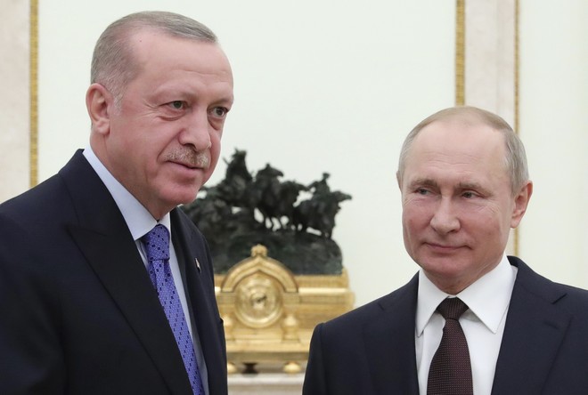 Πούτιν σε Ερντογάν: Καμία αλλαγή στην Συνθήκη του Μοντρέ
