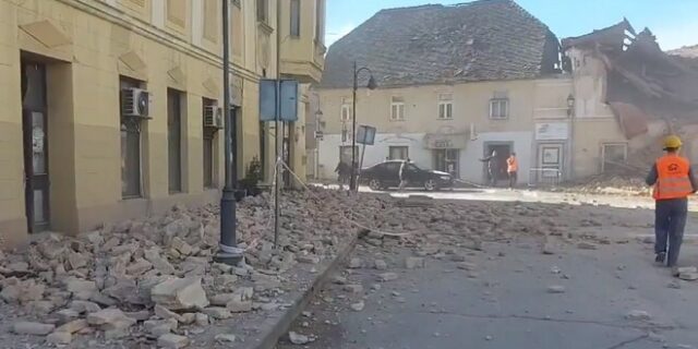 Σεισμός 6,3 Ρίχτερ στην Κροατία: Κατέρρευσαν κτίρια – Αισθητός στην ΝΑ Ευρώπη