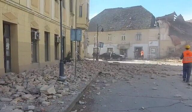 Σεισμός 6,3 Ρίχτερ στην Κροατία: Κατέρρευσαν κτίρια – Αισθητός στην ΝΑ Ευρώπη