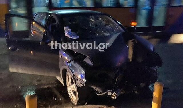 Θεσσαλονίκη: Αυτοκίνητο έπεσε σε κολόνα – Αγνοείται ο οδηγός