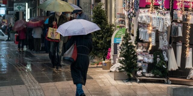 Έκτακτο δελτίο επικίνδυνων φαινομένων ως το απόγευμα της Δευτέρας