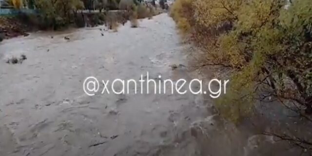 Καταστροφικές πλημμύρες στην Ξάνθη: Χωράφια έγιναν λίμνες