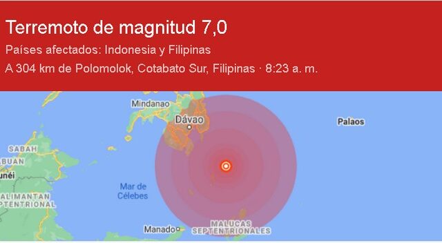 Ισχυρός σεισμός 7 Ρίχτερ στις Φιλιππίνες
