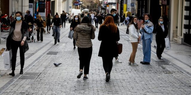 Lockdown: Περιορισμένη η κίνηση στην Ερμού σήμερα- Αυξημένοι έλεγχοι