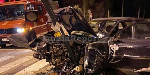Λαμία: Σοβαρό τροχαίο στο ύψος της Μακρακώμης – Τα πήρε όλα σβάρνα