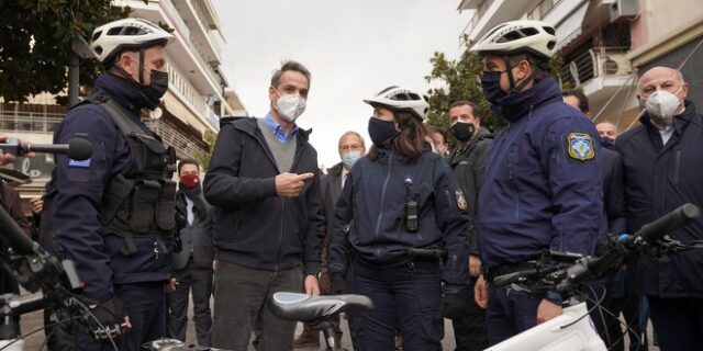 Τα Τρίκαλα επισκέφτηκε σήμερα ο Κυριάκος Μητσοτάκης
