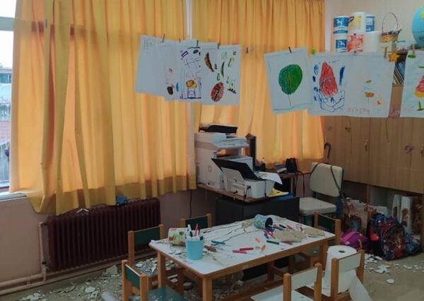 Κέρκυρα: Έπεσαν σοβάδες σε νηπιαγωγείο – Από θαύμα γλίτωσαν μαθητές