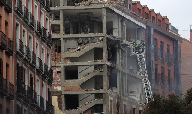Ισχυρή έκρηξη στη Μαδρίτη – Τρεις νεκροί και αρκετοί τραυματίες
