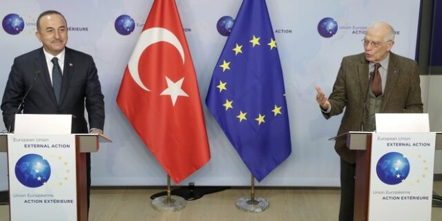 Συνάντηση Μπορέλ- Τσούσοβλου στις Βρυξέλλες – “Βιώσιμη αποκλιμάκωση στην Ανατολική Μεσόγειο”