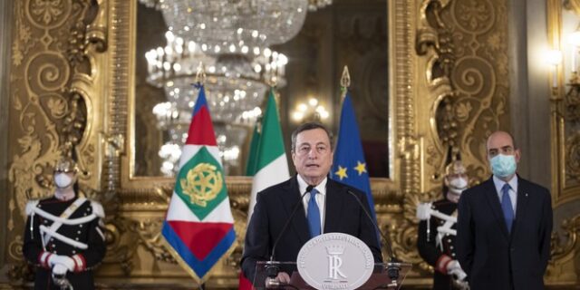 Ιταλία: Στον Ντράγκι η εντολή σχηματισμού κυβέρνησης – “Η κατάσταση είναι δύσκολη”