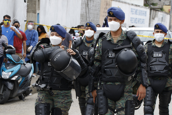 Ισημερινός: Τουλάχιστον 62 κρατούμενοι σκοτώθηκαν σε εξεγέρσεις σε τρεις φυλακές